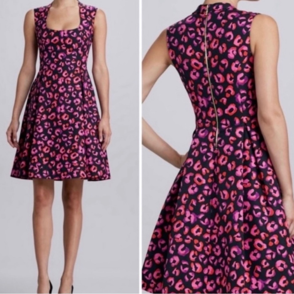 Kate Spade Kimi Floral Leopard Print Dress